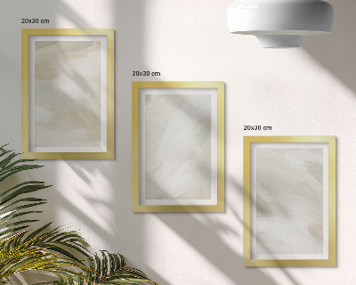 Mur de cadres Peintures abstraites lumineuses sur toile, style bohème délicat