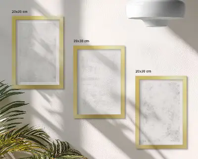 Lot de 3 tableaux points blancs sur fond minimaliste en toile