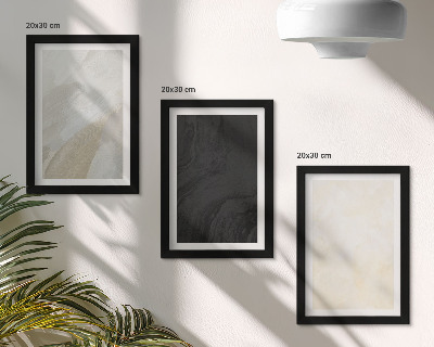 Lot de 3 tableaux Des structures aux nuances de minimalisme variées