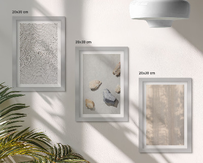 Lot de 3 tableaux Textures bohèmes structures naturelles