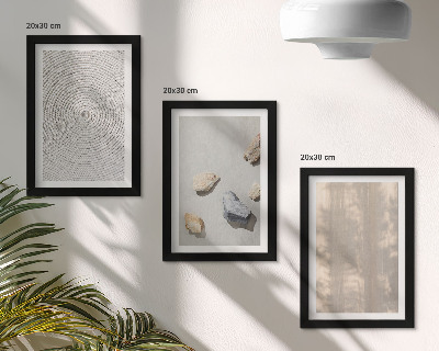 Lot de 3 tableaux Textures bohèmes structures naturelles