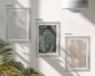 Ensemble de 3 tableaux gros plan sur des textures estivales dans un climat tropical