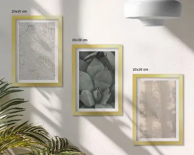 Ensemble de 3 tableaux gros plan sur des textures estivales dans un climat tropical