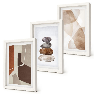 Mur de cadres Peinture abstraite, décorations modernes