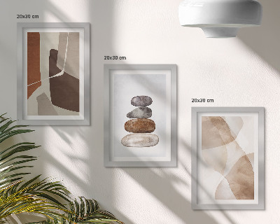 Mur de cadres Peinture abstraite, décorations modernes