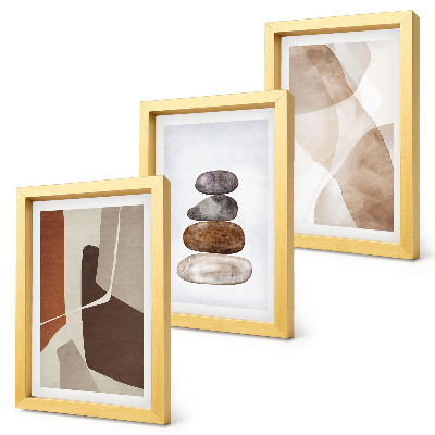 Mur de cadres Peinture abstraite, décorations modernes
