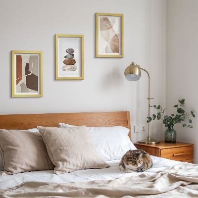 Mur de cadres Peinture abstraite, décorations modernes