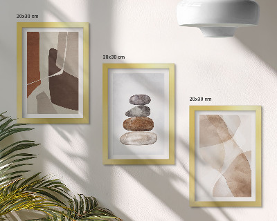 Mur de cadres Peinture abstraite, décorations modernes