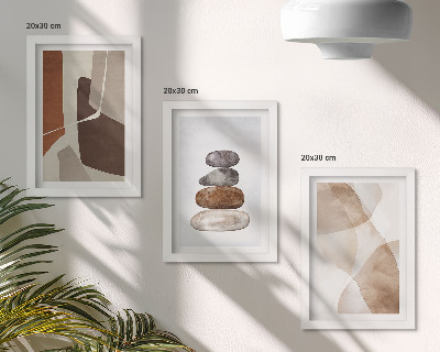 Mur de cadres Peinture abstraite, décorations modernes