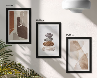Mur de cadres Peinture abstraite, décorations modernes