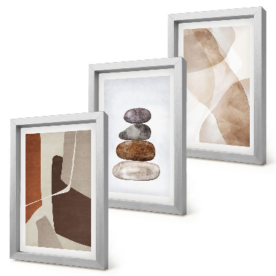 Mur de cadres Peinture abstraite, décorations modernes
