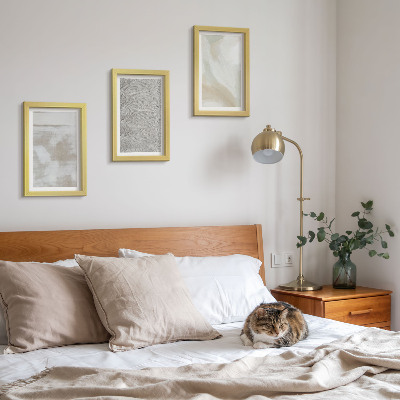 Lot de 3 tableaux Abstraction dans le design, textures de peinture moderne