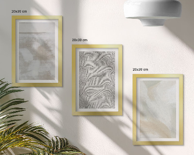 Lot de 3 tableaux Abstraction dans le design, textures de peinture moderne
