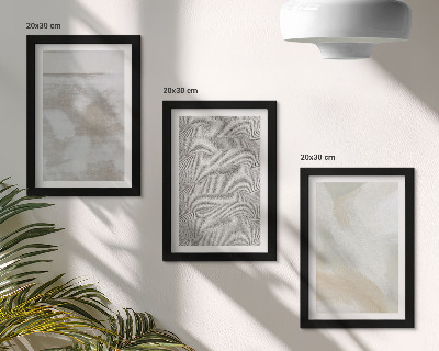 Lot de 3 tableaux Abstraction dans le design, textures de peinture moderne