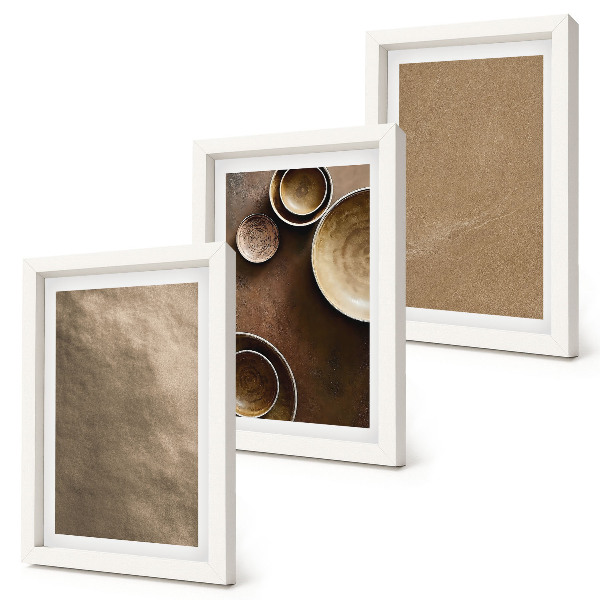 Mur de cadres Structures en pierre de style minimaliste moderne