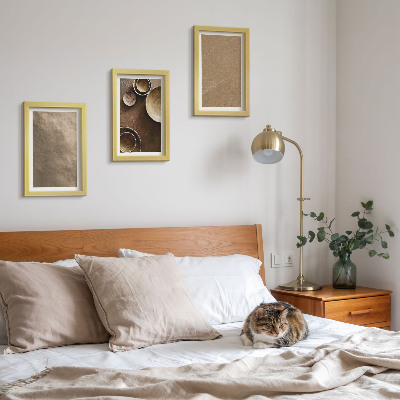 Mur de cadres Structures en pierre de style minimaliste moderne