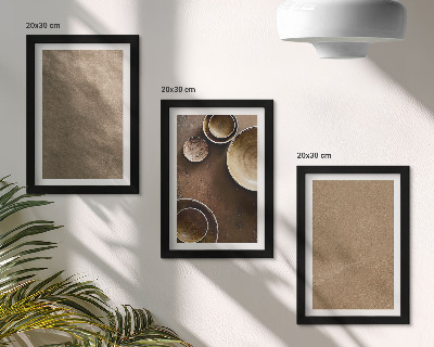 Mur de cadres Structures en pierre de style minimaliste moderne