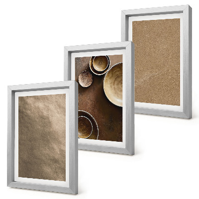 Mur de cadres Structures en pierre de style minimaliste moderne