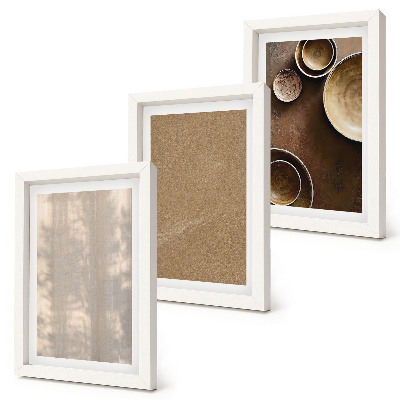 Lot de 3 tableaux Structures et textures dans un style minimaliste