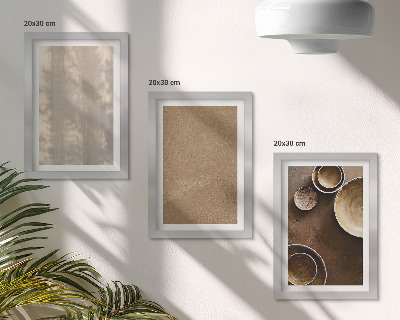 Lot de 3 tableaux Structures et textures dans un style minimaliste