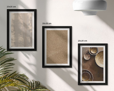 Lot de 3 tableaux Structures et textures dans un style minimaliste
