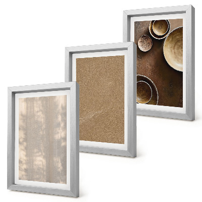 Lot de 3 tableaux Structures et textures dans un style minimaliste
