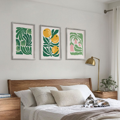 Cadre photo mural Motifs végétaux minimalistes
