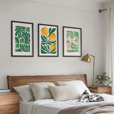 Cadre photo mural Motifs végétaux minimalistes