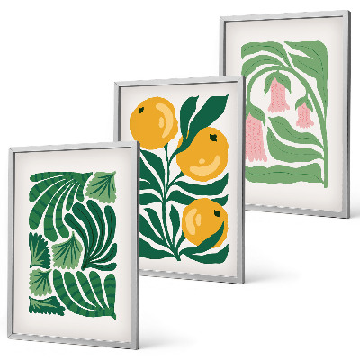 Cadre photo mural Motifs végétaux minimalistes