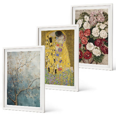Cadre photo mural Fleurs de l'arbre, tableau de Klimt