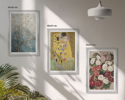 Cadre photo mural Fleurs de l'arbre, tableau de Klimt