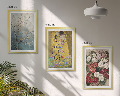 Cadre photo mural Fleurs de l'arbre, tableau de Klimt