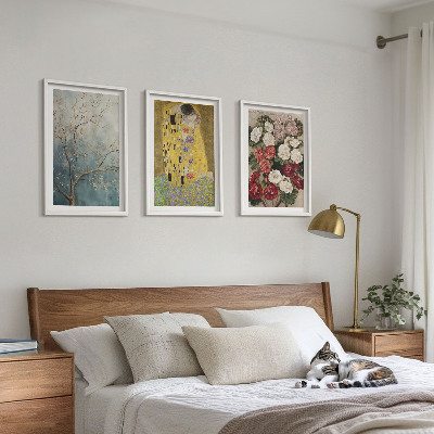 Cadre photo mural Fleurs de l'arbre, tableau de Klimt