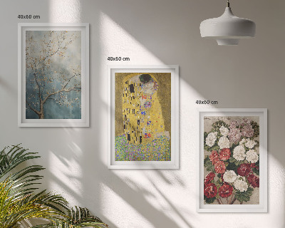 Cadre photo mural Fleurs de l'arbre, tableau de Klimt