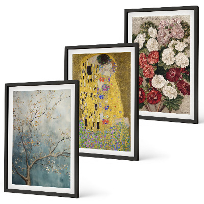 Cadre photo mural Fleurs de l'arbre, tableau de Klimt