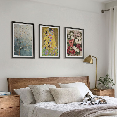 Cadre photo mural Fleurs de l'arbre, tableau de Klimt