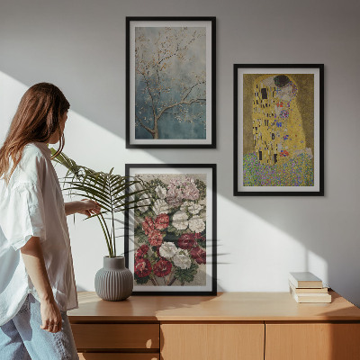 Cadre photo mural Fleurs de l'arbre, tableau de Klimt