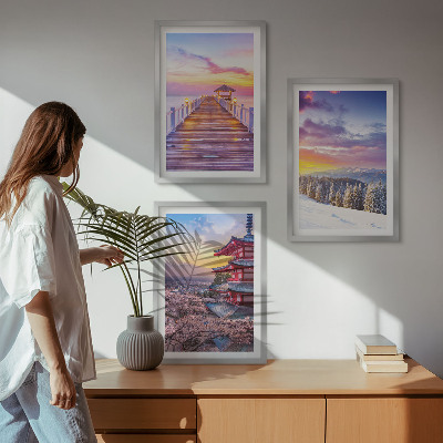 Cadre photo mural Paysages célestes romantiques