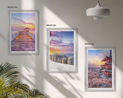 Cadre photo mural Paysages célestes romantiques