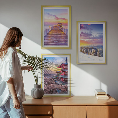 Cadre photo mural Paysages célestes romantiques