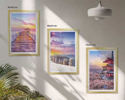 Cadre photo mural Paysages célestes romantiques