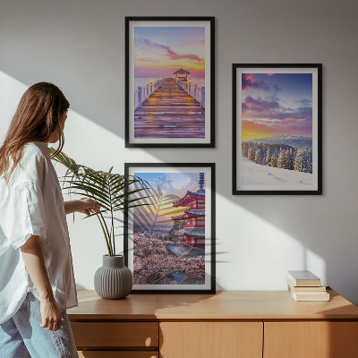 Cadre photo mural Paysages célestes romantiques