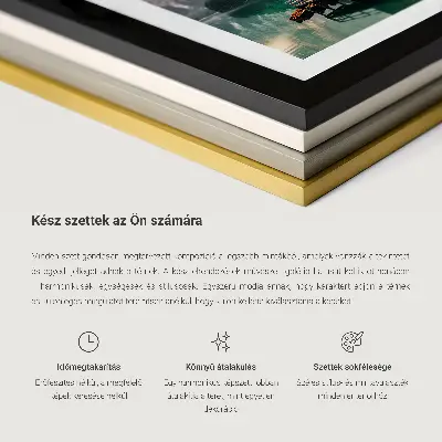Lot de 3 tableaux pour salon représentant des paysages de montagnes avec des cascades
