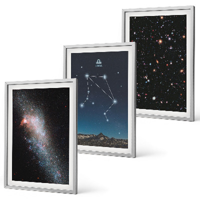 Cadre photo mural Espace galaxie Balance ciel