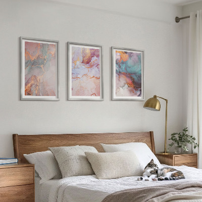 Cadre photo mural Motifs pastel abstraits