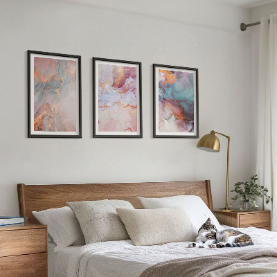 Cadre photo mural Motifs pastel abstraits