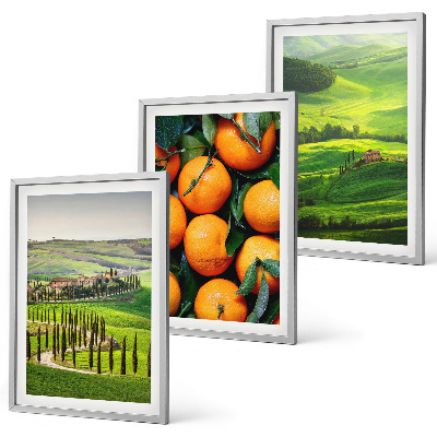 Cadre photo mural Paysage de campagne italienne oranges