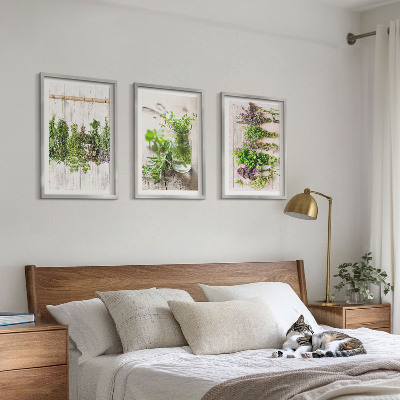 Cadre photo mural Plantes aromatiques pour la cuisine