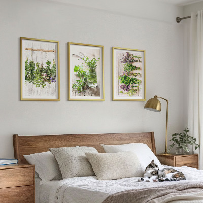 Cadre photo mural Plantes aromatiques pour la cuisine