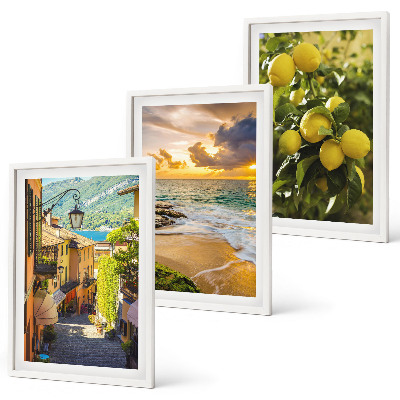 Cadre photo mural Rues, mer, plage, agrumes